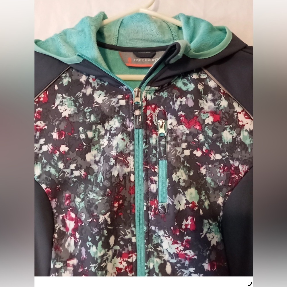 Free Country Youth Girl’s Sz XXL 14/16  Fleece Lined Long Sleeve Spring Jacket. - Picture 14 of 16